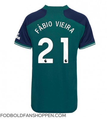 Arsenal Fabio Vieira #21 Tredjetrøje Dame 2023-24 Kortærmet